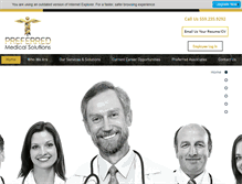 Tablet Screenshot of preferredmedicalsolutions.com